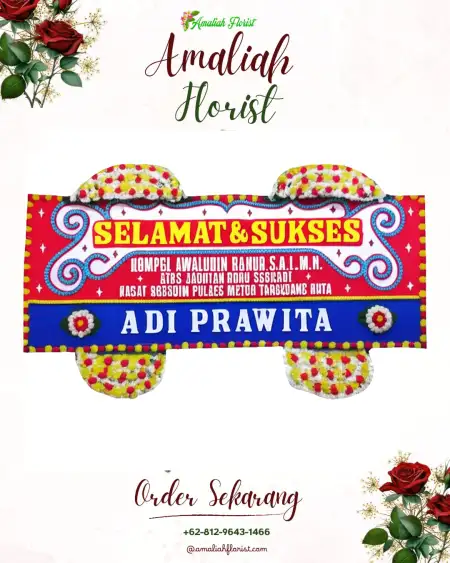 Papan Bunga Ucapan Selamat Badur